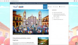 Webseite von Marisol Hernandes: kubanische naive Kunst