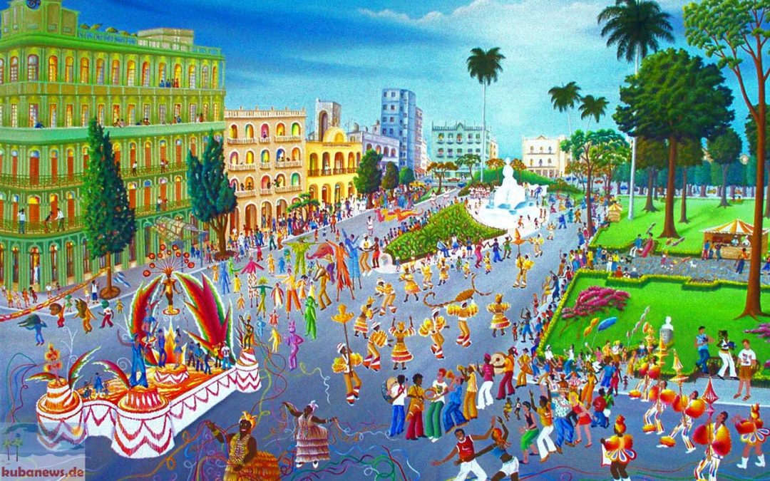 Ende August ist Karneval in Havanna
