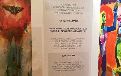 Heute Eröffnung der Ausstellung ‚Kubas Junge Maler‘ in Berlin