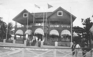 Vor 1922: das erste Clubhaus des Havana Yacht Club